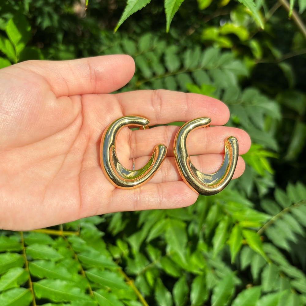 Gold Hoop Earrings